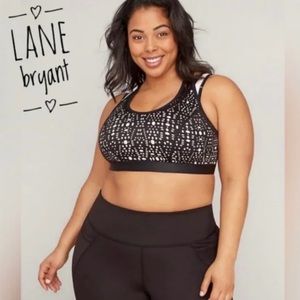 Lane Bryant Livi Active Lazer Cut Sports Bra